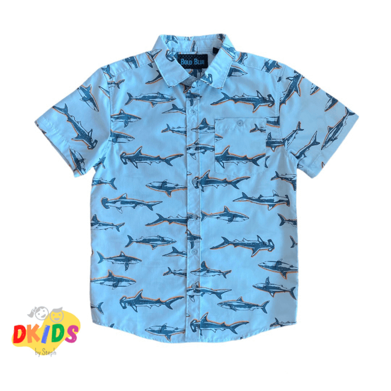 Camisa-Bold-Blue-De-Tiburones-Azul-12T