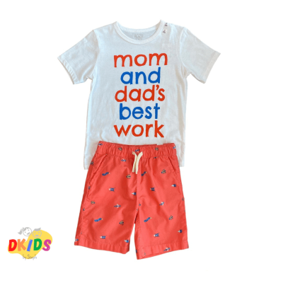 Set-The-Children_s-Place-Naranja-con-Blanco-Insectos-Mom-4T